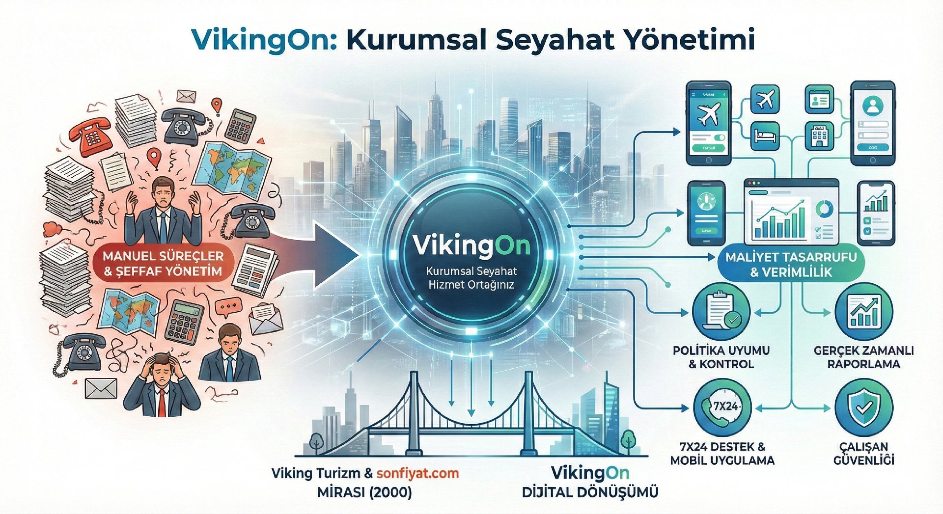 Kurumsal Seyahat Yönetimi Nedir? VikingOn ile İş Seyahati ve Kurumsal Seyahat Yönetiminde Dijital Dönüşüm. Viking Turizm’in Öncü Mirası